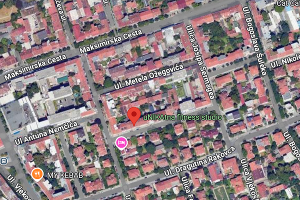 Location of uNIKAtna fitness studio